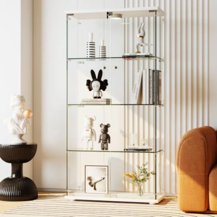Collectible & Vintage Dolls For Halloween - Tempered Glass Display Cabinet for Collectibles