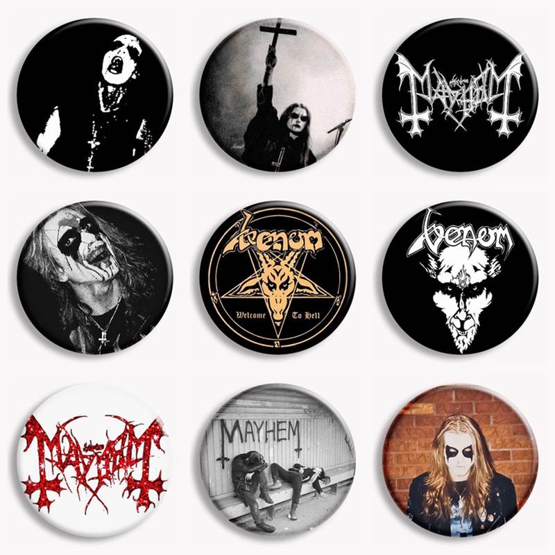 Rock Mayhem Band Soft Button P - đánh giá và giá Vintage Collectible Pins