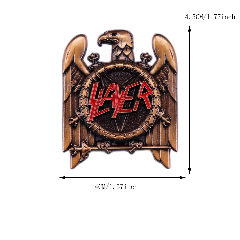 1pc Retro Heavy Metal Band Pop - đánh giá và giá Vintage Collectible Pins