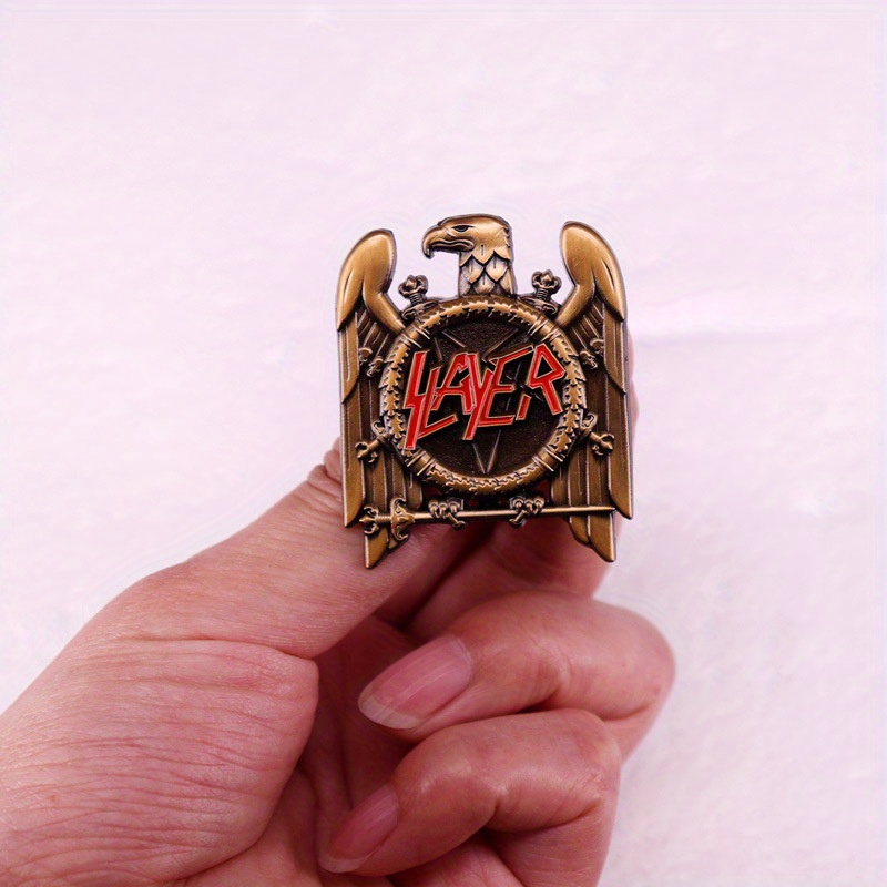 1pc Retro Heavy Metal Band Pop - đánh giá và giá Vintage Collectible Pins