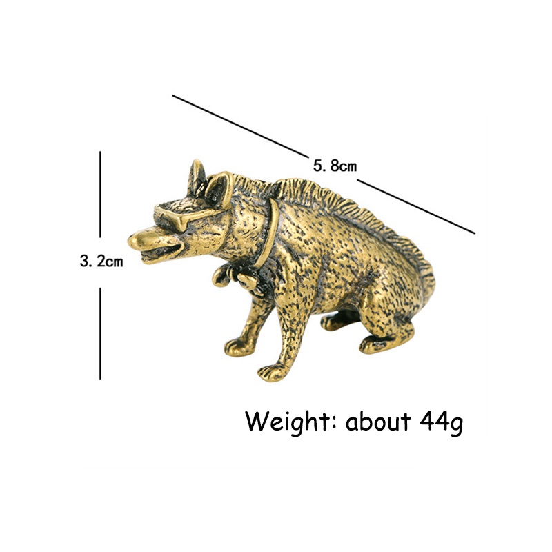 Brass Hyaenidae with Eyes Stat - đánh giá và giá Vintage Collectible Accessories
