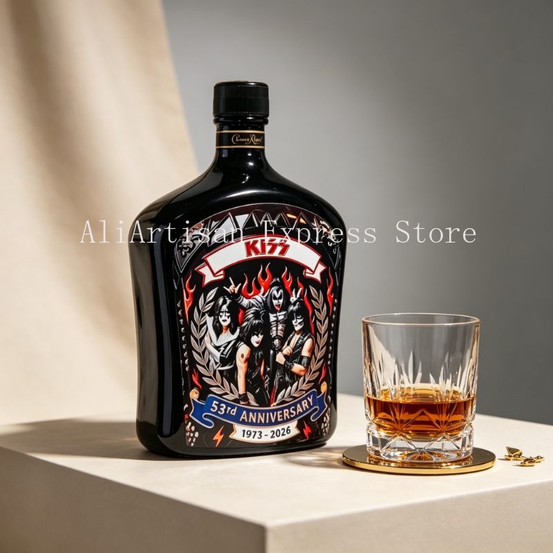Rock‑Music Inspired Whiskey De - đánh giá và giá Vintage Collectible Liquor Bottles