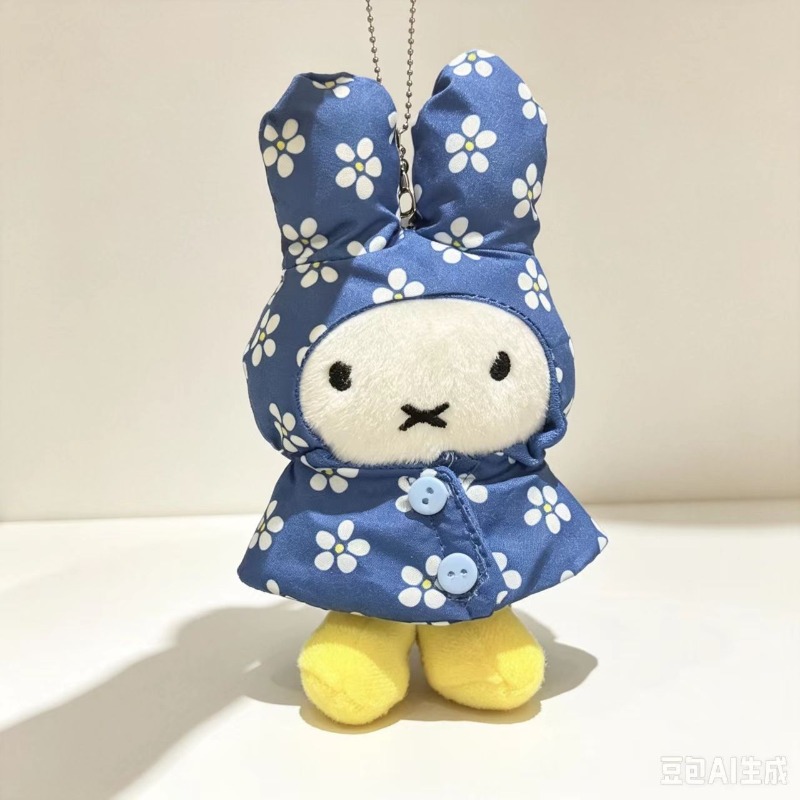 Miffy Raincoat Plush Keychain  - đánh giá và giá Vintage Collector