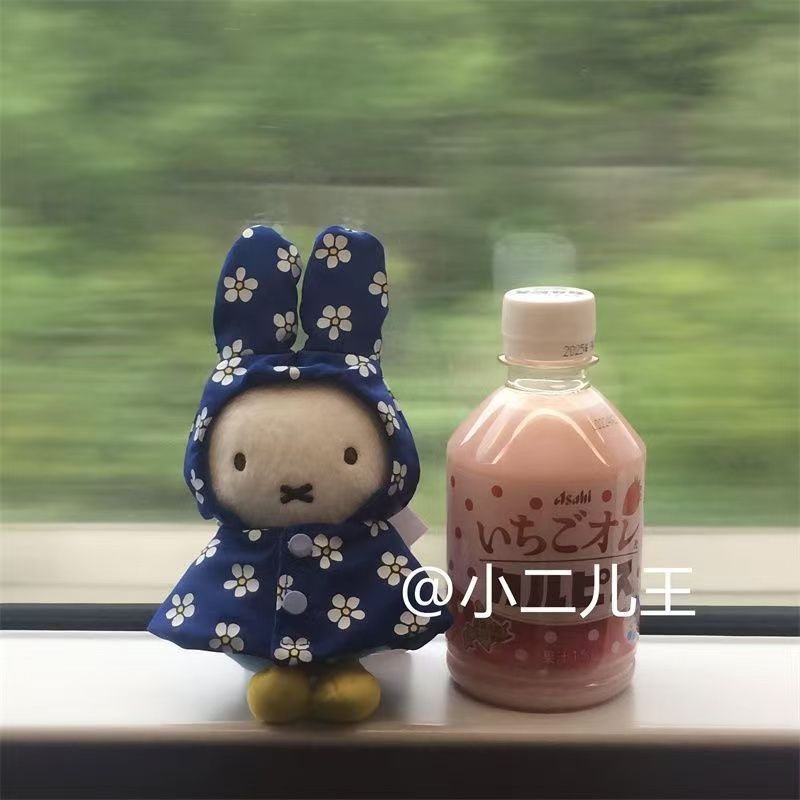 Miffy Raincoat Plush Keychain  - đánh giá và giá Vintage Collector