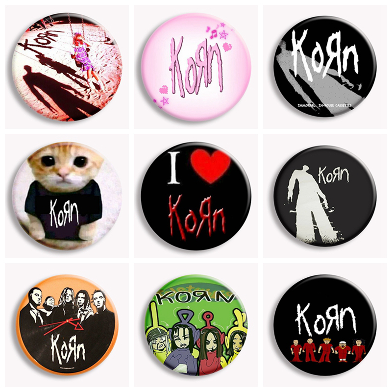 Hip Hop Korn Music Rock Band C - đánh giá và giá Vintage Collectible Pins