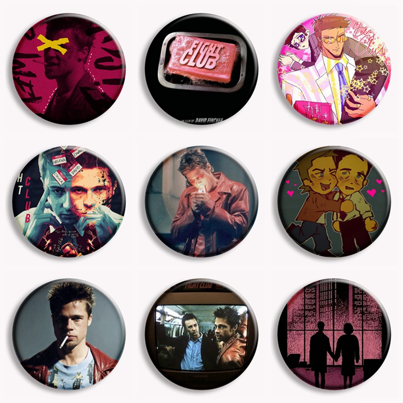 Retro Classic Movie Fight Club - đánh giá và giá Vintage Collectible Pins