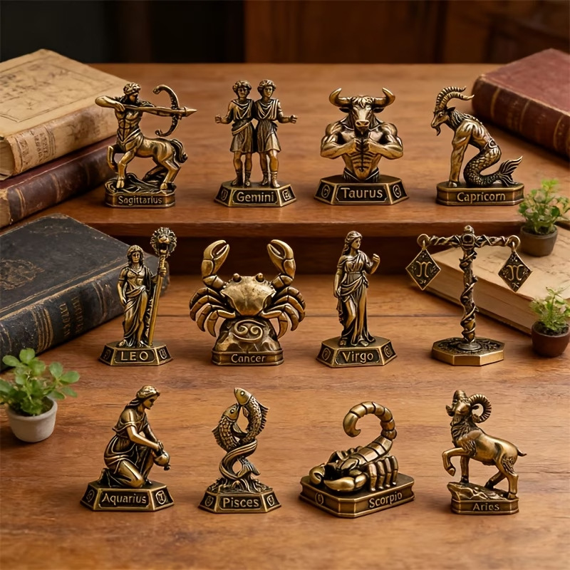Handmade Brass Zodiac Ornament - đánh giá và giá Vintage Collectible Figures
