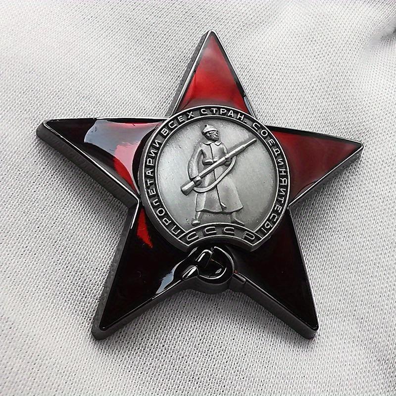 1Pc Red Star Badge Lapel Pins  - đánh giá và giá Vintage Collectible Pins